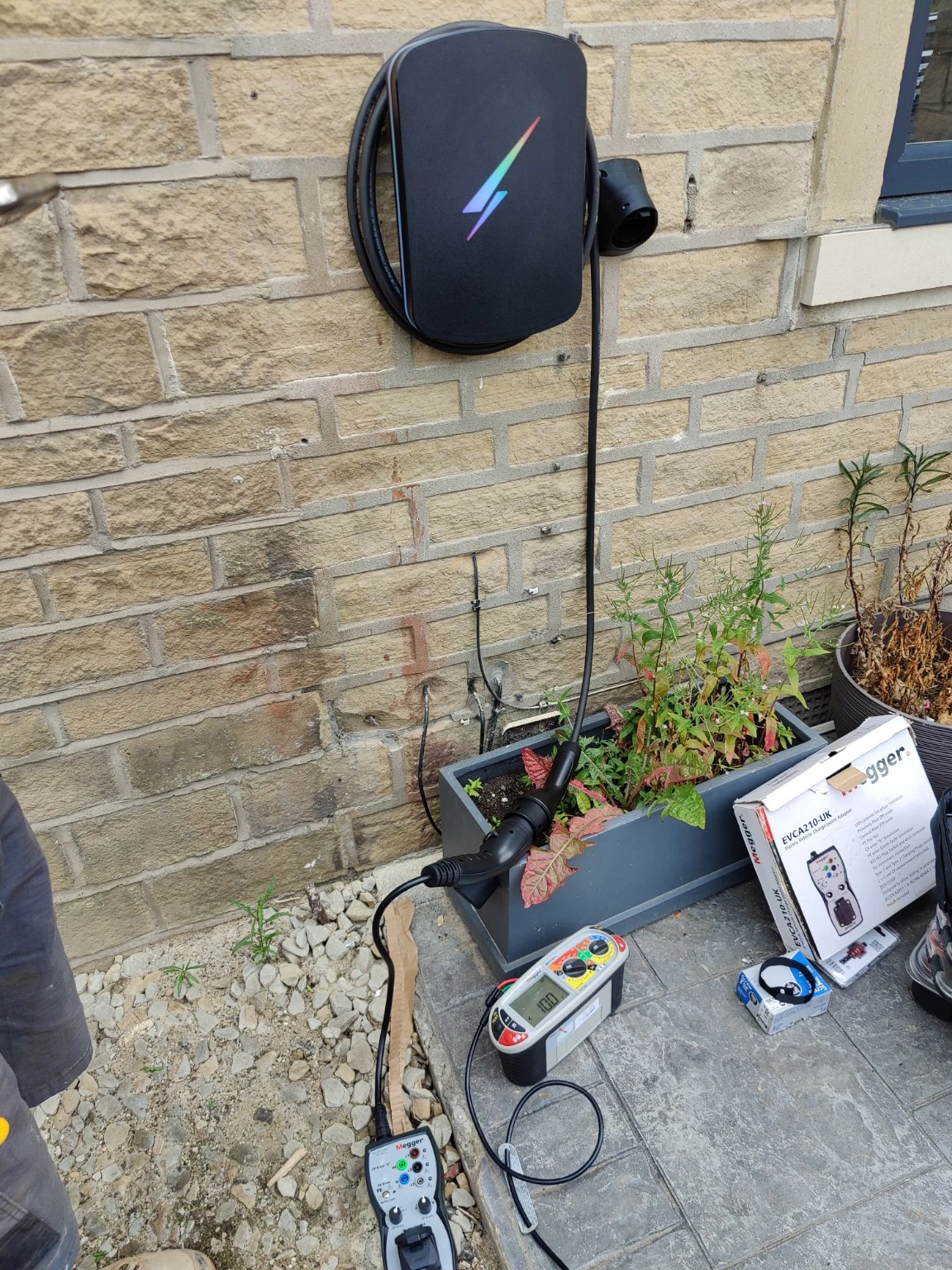 EV charger installation
