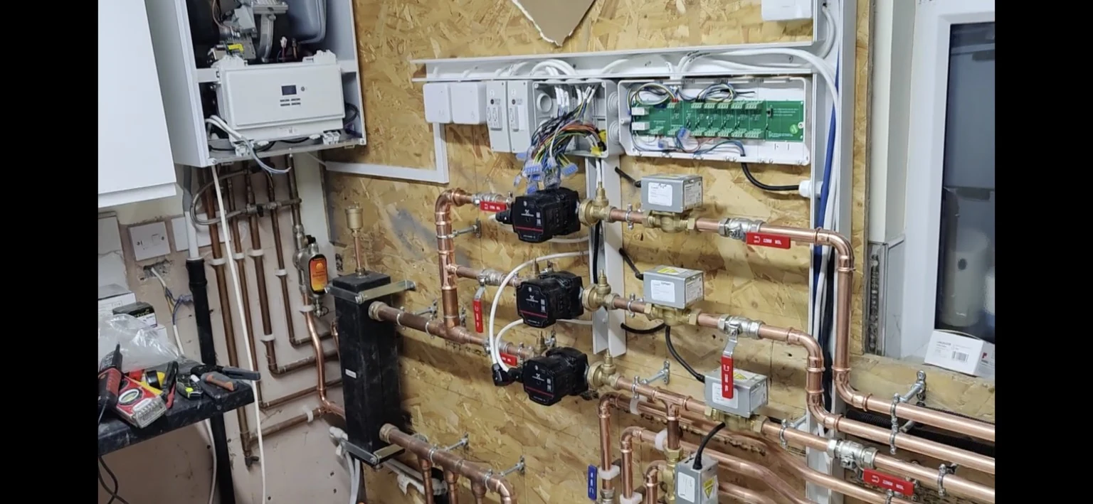 MHK heating controls and plant work